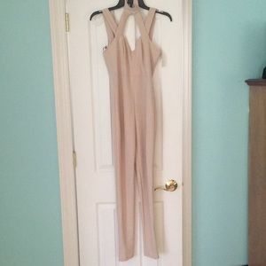 Tan Forever21 Jumpsuit